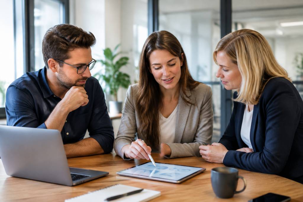Marketing consultation für eine erfolgreiche digitale Strategie
